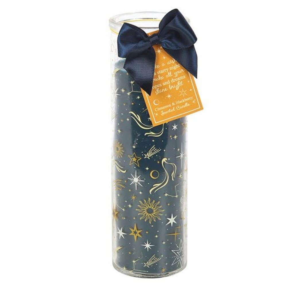 Starry Night Cinnamon and Blackberry Tube Candle
